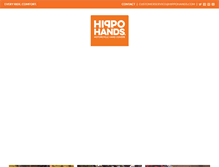 Tablet Screenshot of hippohands.com